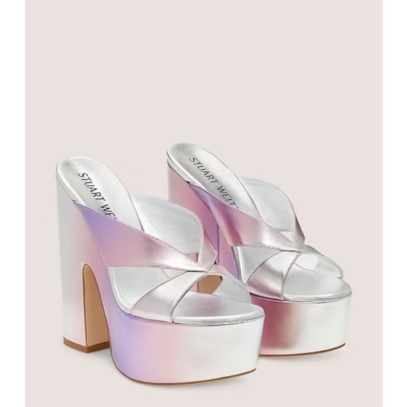 Stuart Weitzman Miami Sohigh 145 Platform Slide - Picture 4 of 4